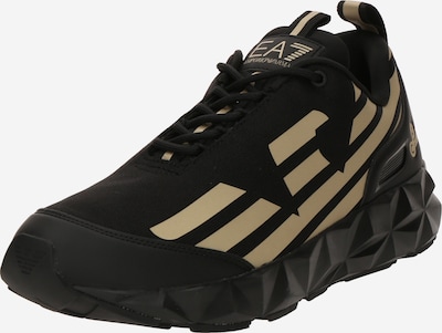 Sportbačiai be auliuko iš EA7 Emporio Armani, spalva – tamsi smėlio / juoda, Prekių apžvalga