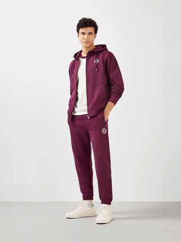 FC BAYERN MÜNCHEN Zip-Up Hoodie in Red