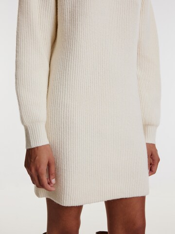 EDITED Knitted dress 'Eske' in White