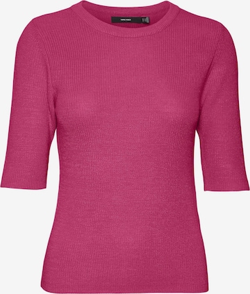 VERO MODA Sweter 'NEW LEXSUN' w kolorze różowy: przód