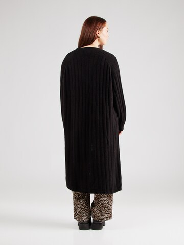 PIECES Curve Cardigan 'PCMAGGY' i sort