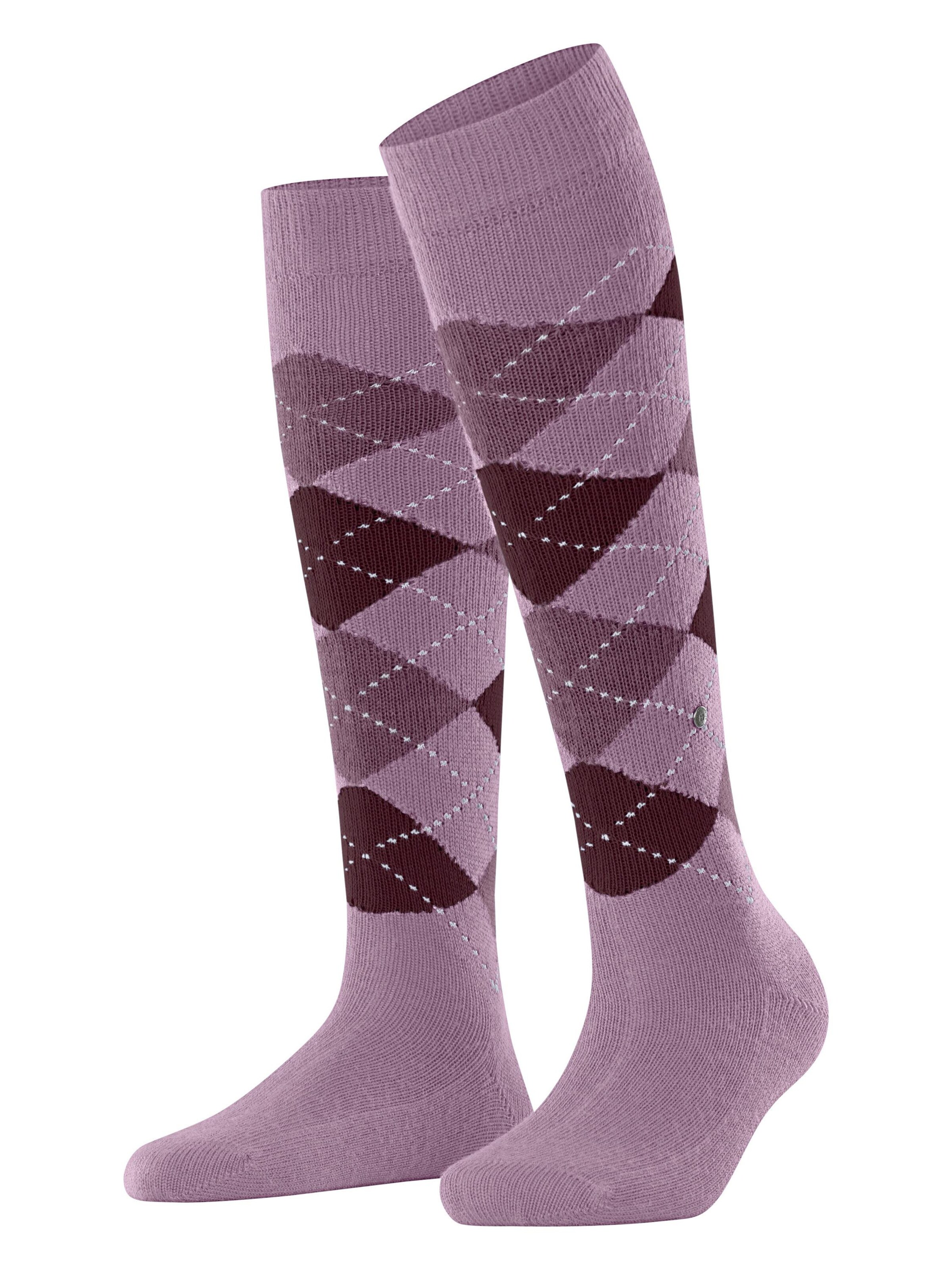 BURLINGTON Overknee Strümpfe 'Whitby'‌‌‌‌‌‌‌‌ in Blau: Vorderseite