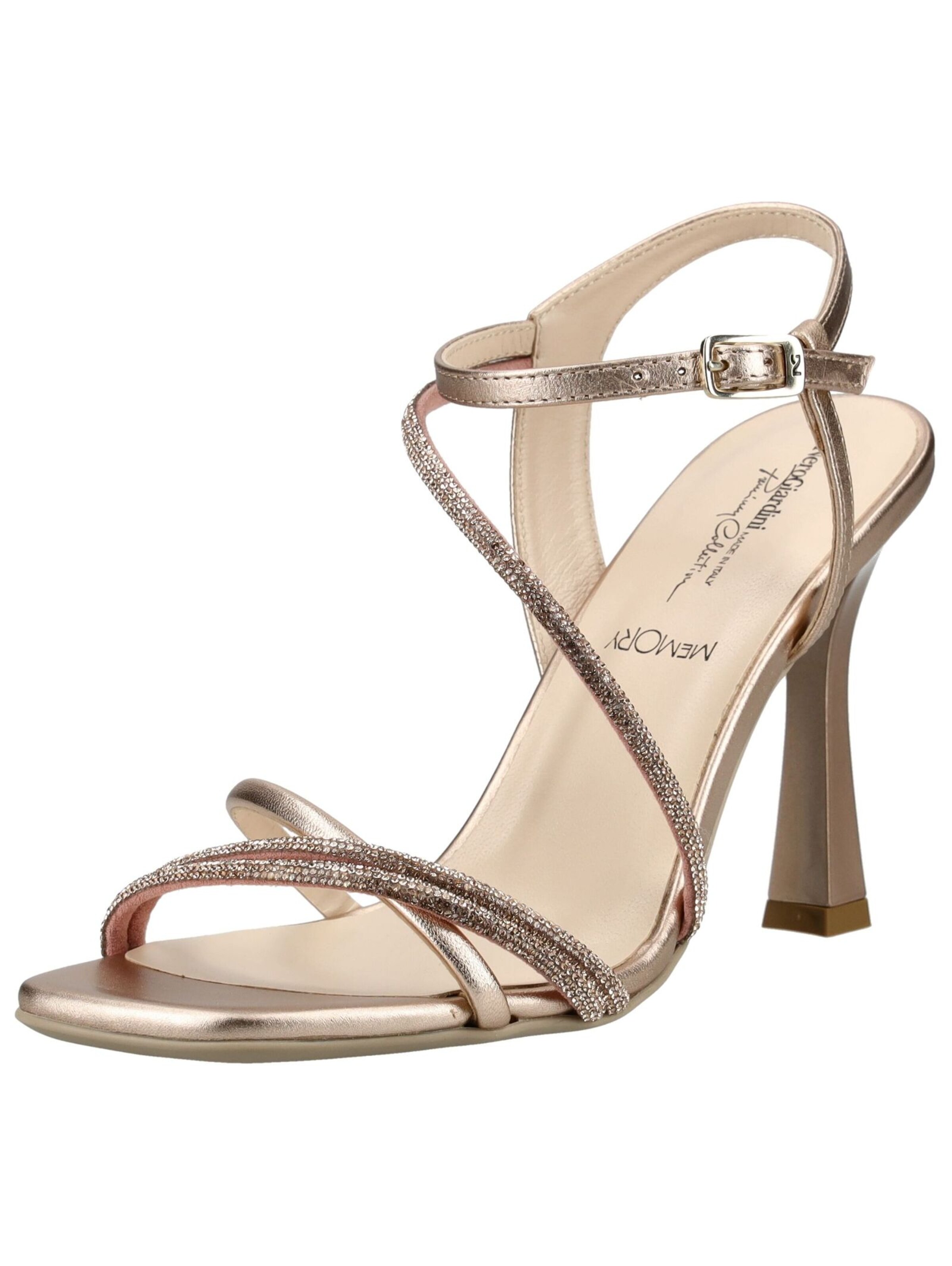 Sandales Nero Giardini en or : devant