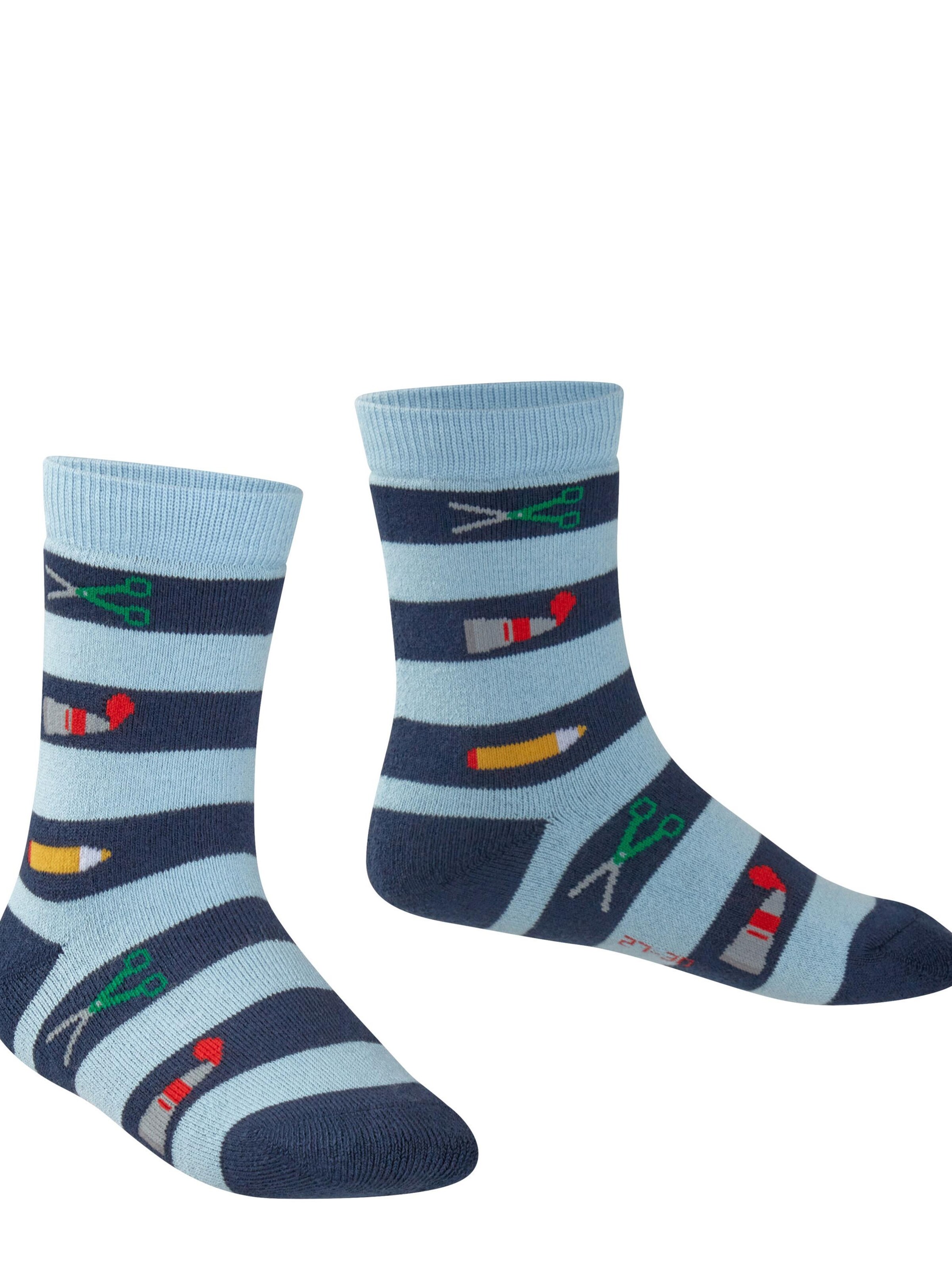 FALKE Socks 'School Supplies' in Blue