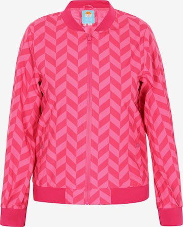 Veste mi-saison beach budz en rose : devant