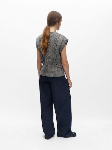 OBJECT - Chaleco de punto en gris