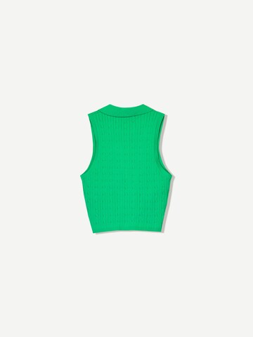 Bershka Knitted top in Green