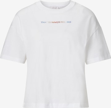 T-shirt Rich & Royal en blanc : devant