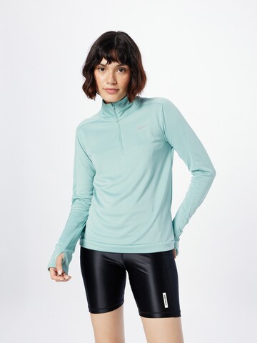 NIKE Performance shirt 'Pacer' in Green: front