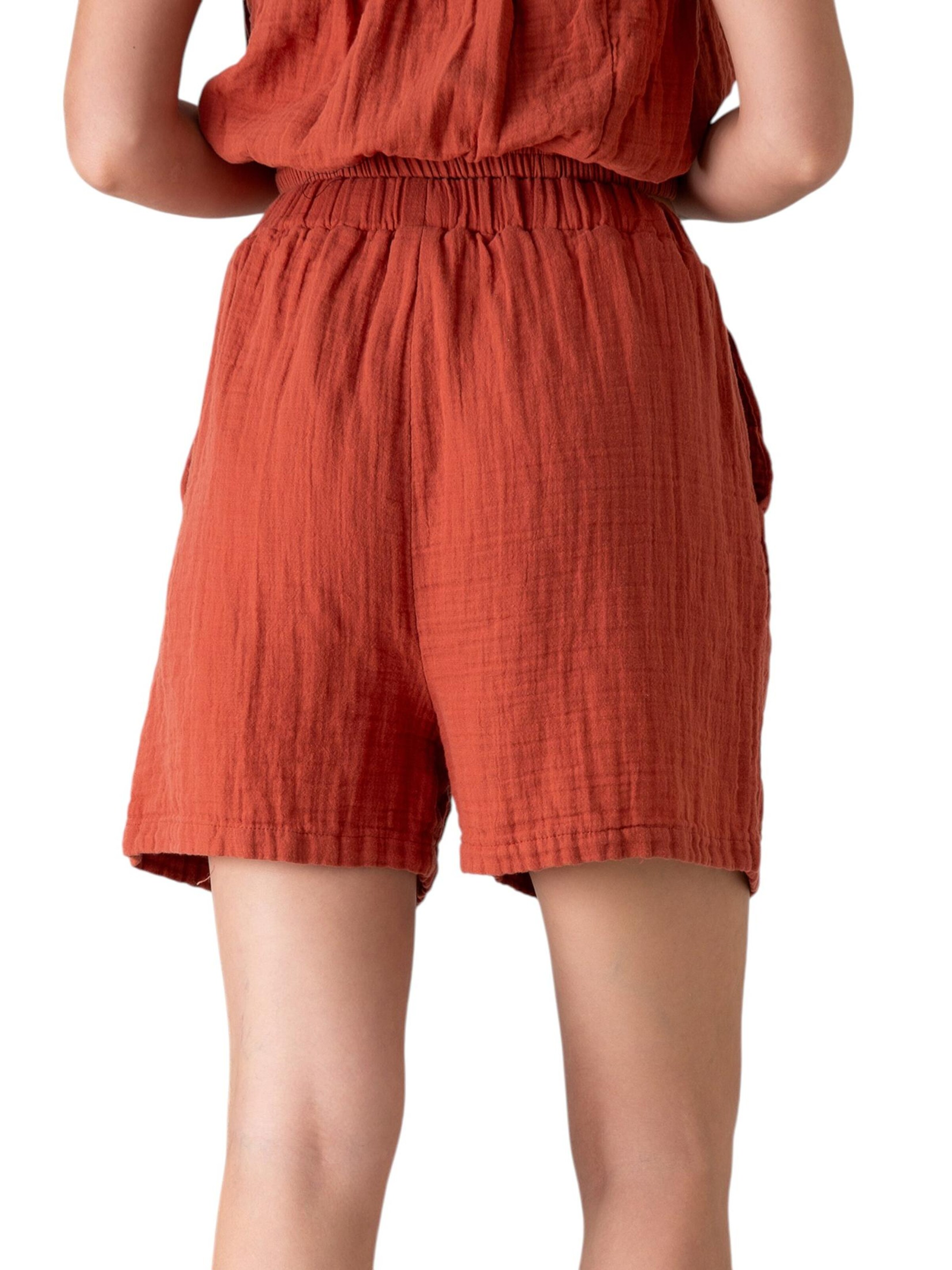 Wide Leg Pantalon 'NOOR' WENOR en rouge