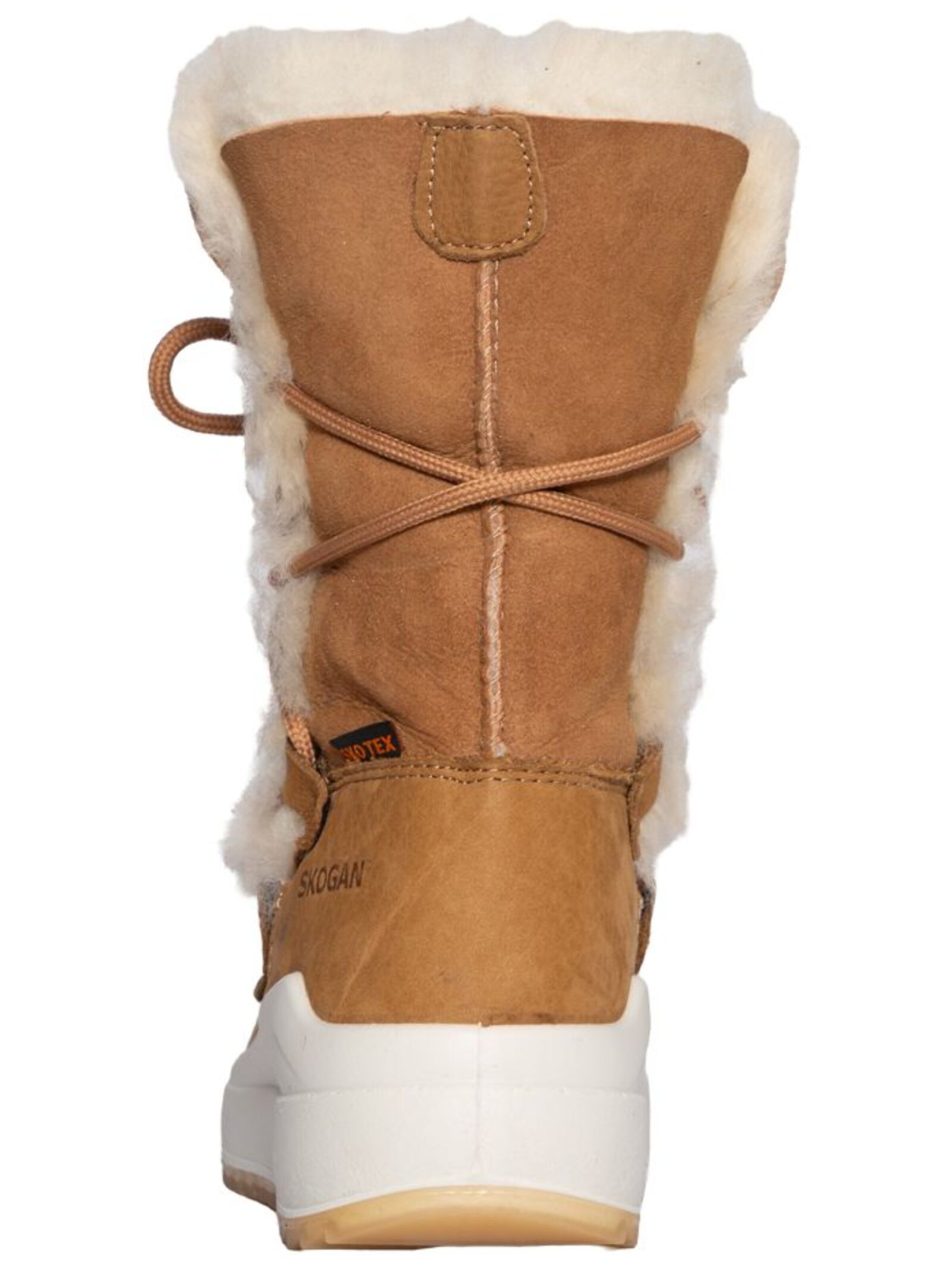 SKOGAN Snow boots in Beige: back
