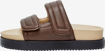 SELECTED FEMME Mules in Brown: front