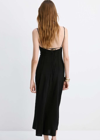 MANGO Kleid 'Spring' in Schwarz