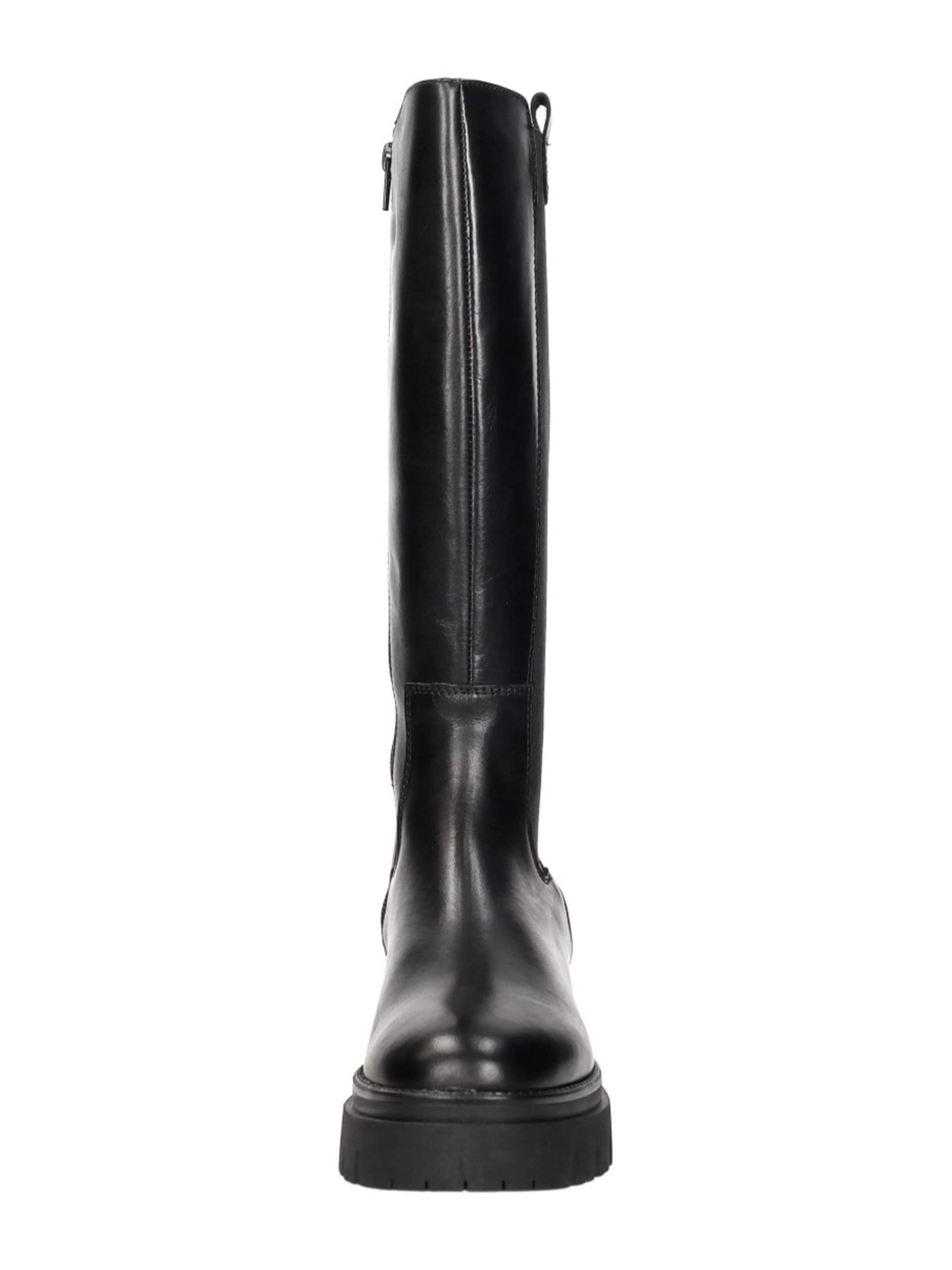 Tamaris Boots 'Lange Laarzen' in Black