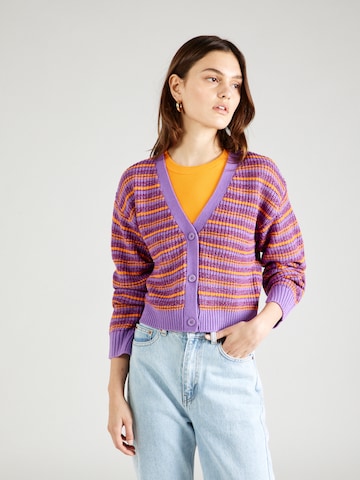 Cardigan 'SELINA' Noisy may en orange : devant