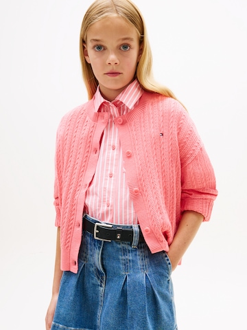 TOMMY HILFIGER - Cárdigan en rosa: frente