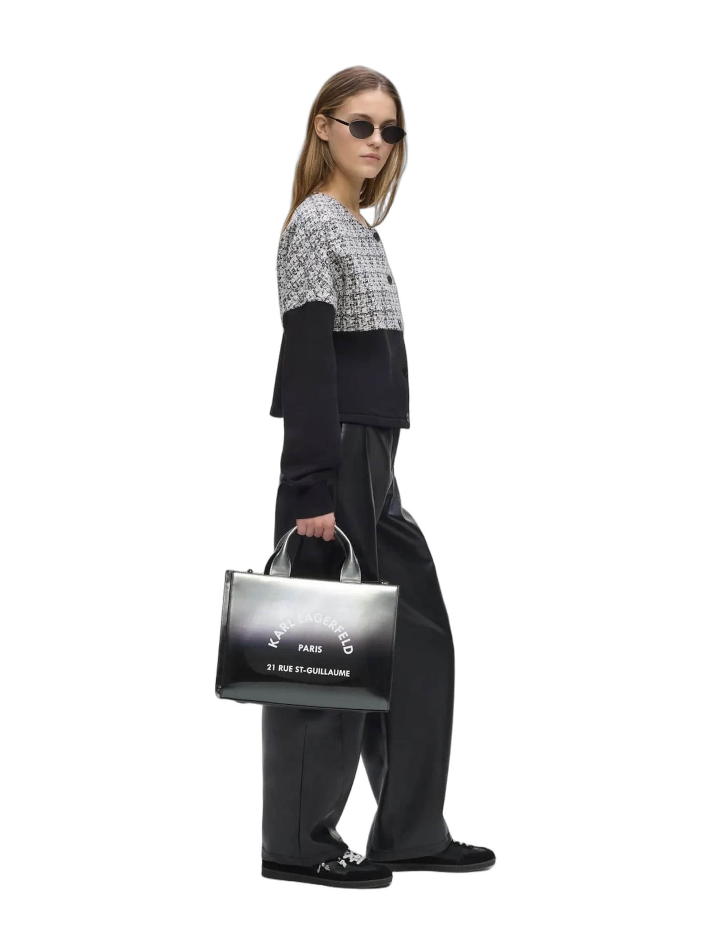 Karl Lagerfeld Shopper táska 'Ballet' - fekete