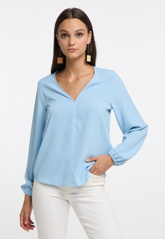 RISA Blouse in Blauw: voorkant