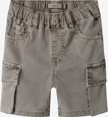 Regular Jeans 'NMMBEN B CARGO MK SHORTS 7805-PO NO' de la NAME IT pe gri: față