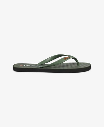 Tongs 'Core Essential' Superdry en vert