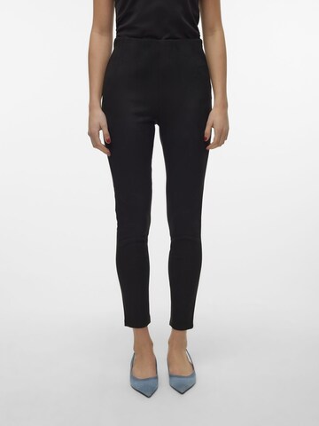 VERO MODA Slimfit Leggings 'LANA' i sort: forside