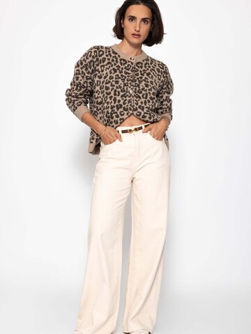 SASSYCLASSY Oversized Cardigan in Beige