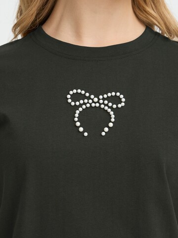 ICHI Μπλουζάκι 'IHNYNNA' σε μαύρο