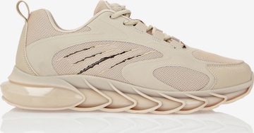 Sneaker bassa 'The Turbine Gen.x.2 Tiger' di Plein Sport in beige: frontale