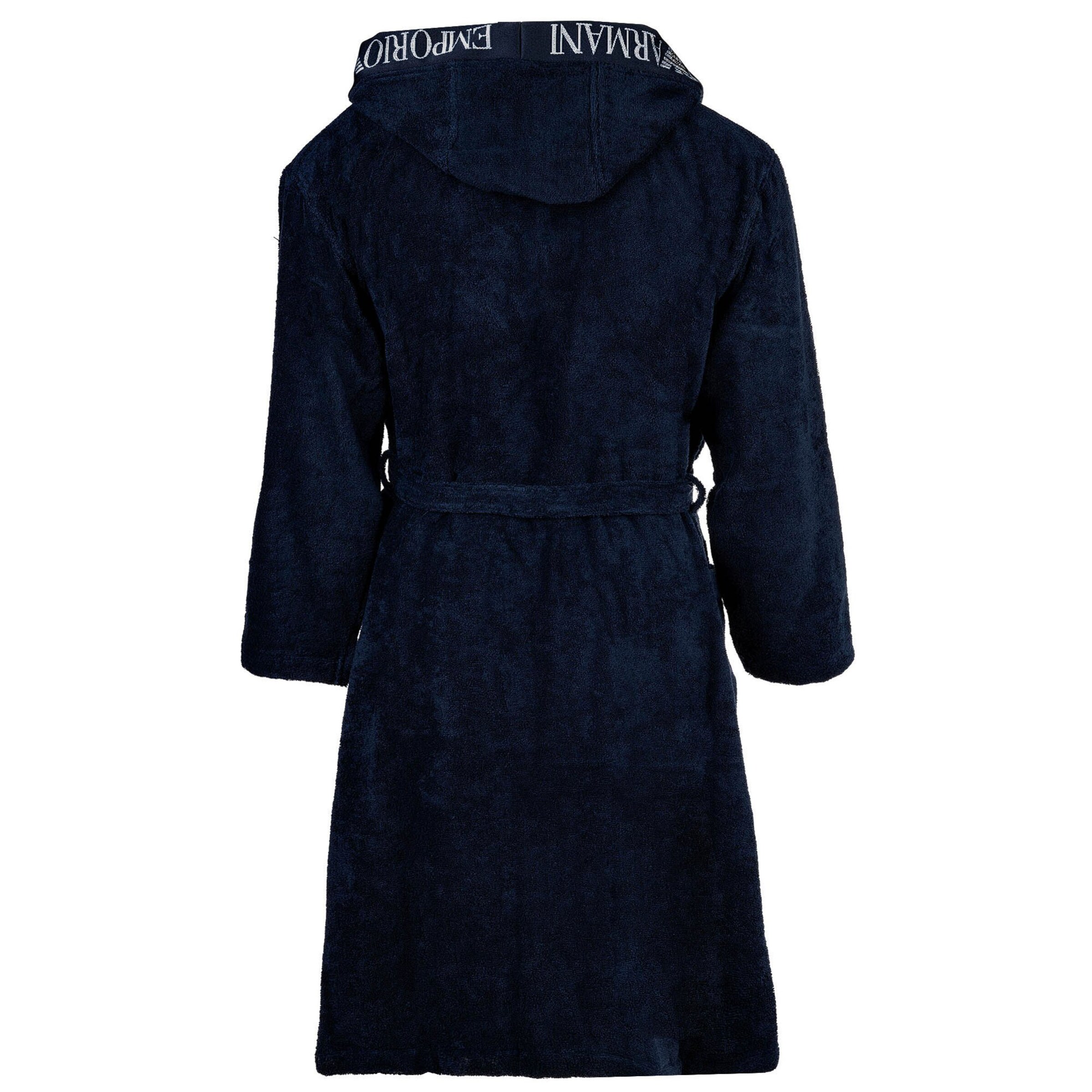 Emporio Armani Dlouhý župan – modrá