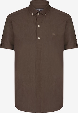 Jimmy Sanders Regular Fit Paita värissä ruskea: etupuoli