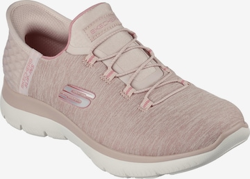 Slip on 'Summits' SKECHERS en rose : devant