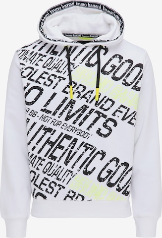 BRUNO BANANI Sweatshirt 'Fisher' in White: front