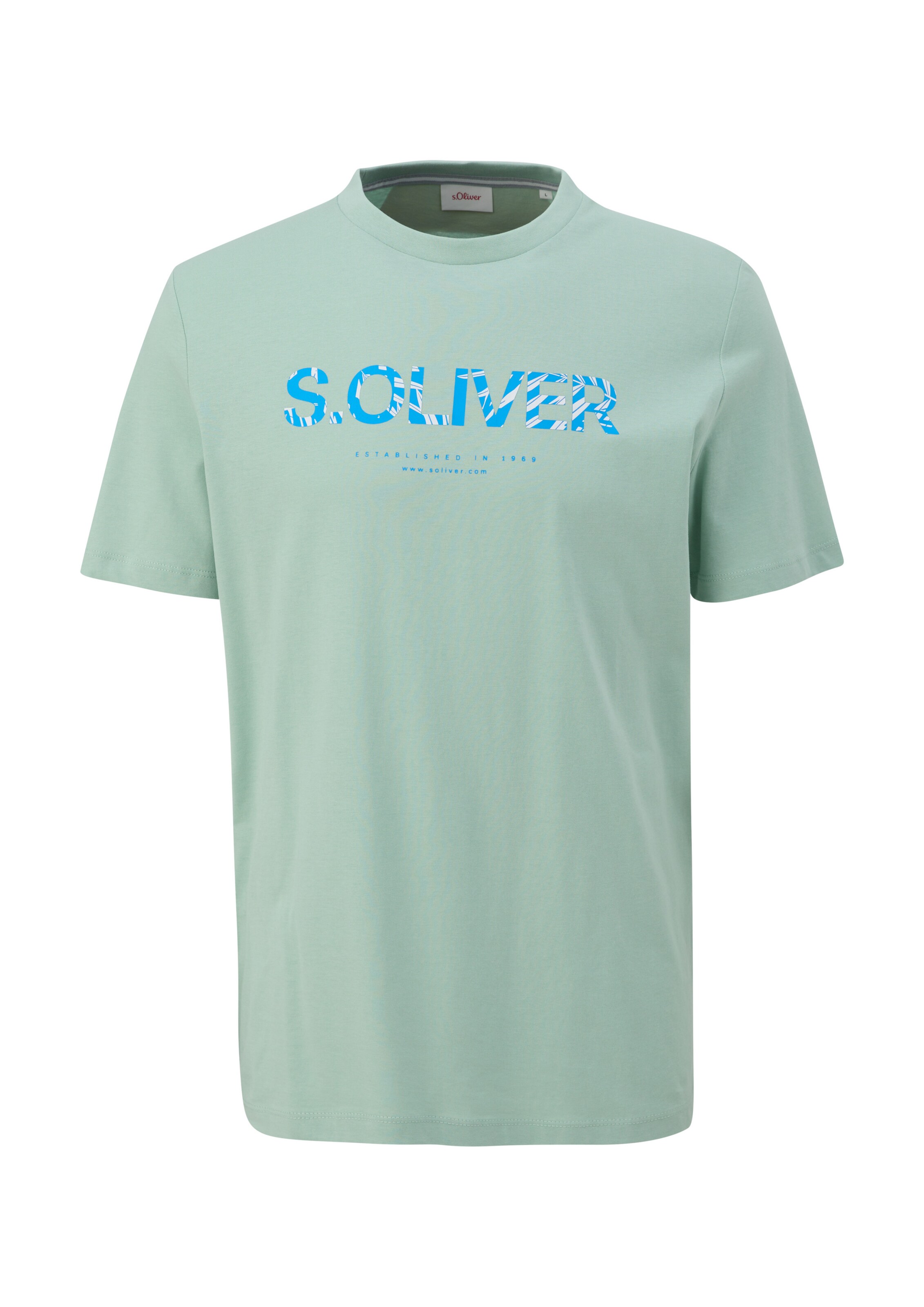 T-Shirt s.Oliver en vert : devant