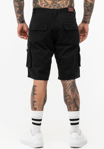 LONSDALE Loose fit Cargo Pants in Black