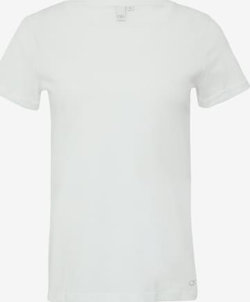 T-shirt 'Q/S designed by - T-shirt' QS en blanc : devant