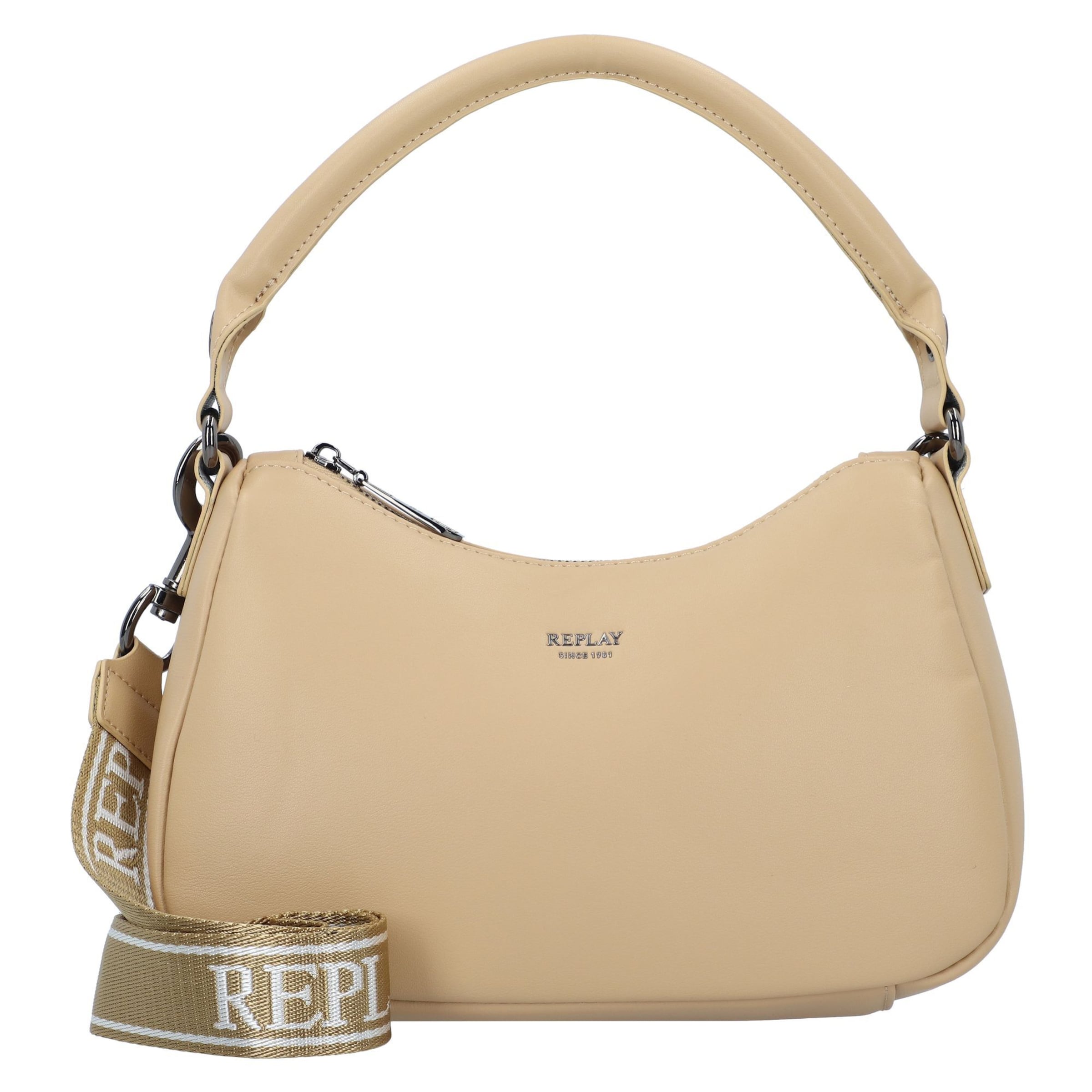 REPLAY Schultertasche in Beige: Vorderseite