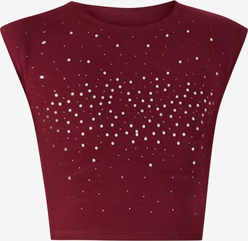 Haut No Matter What en rouge : devant