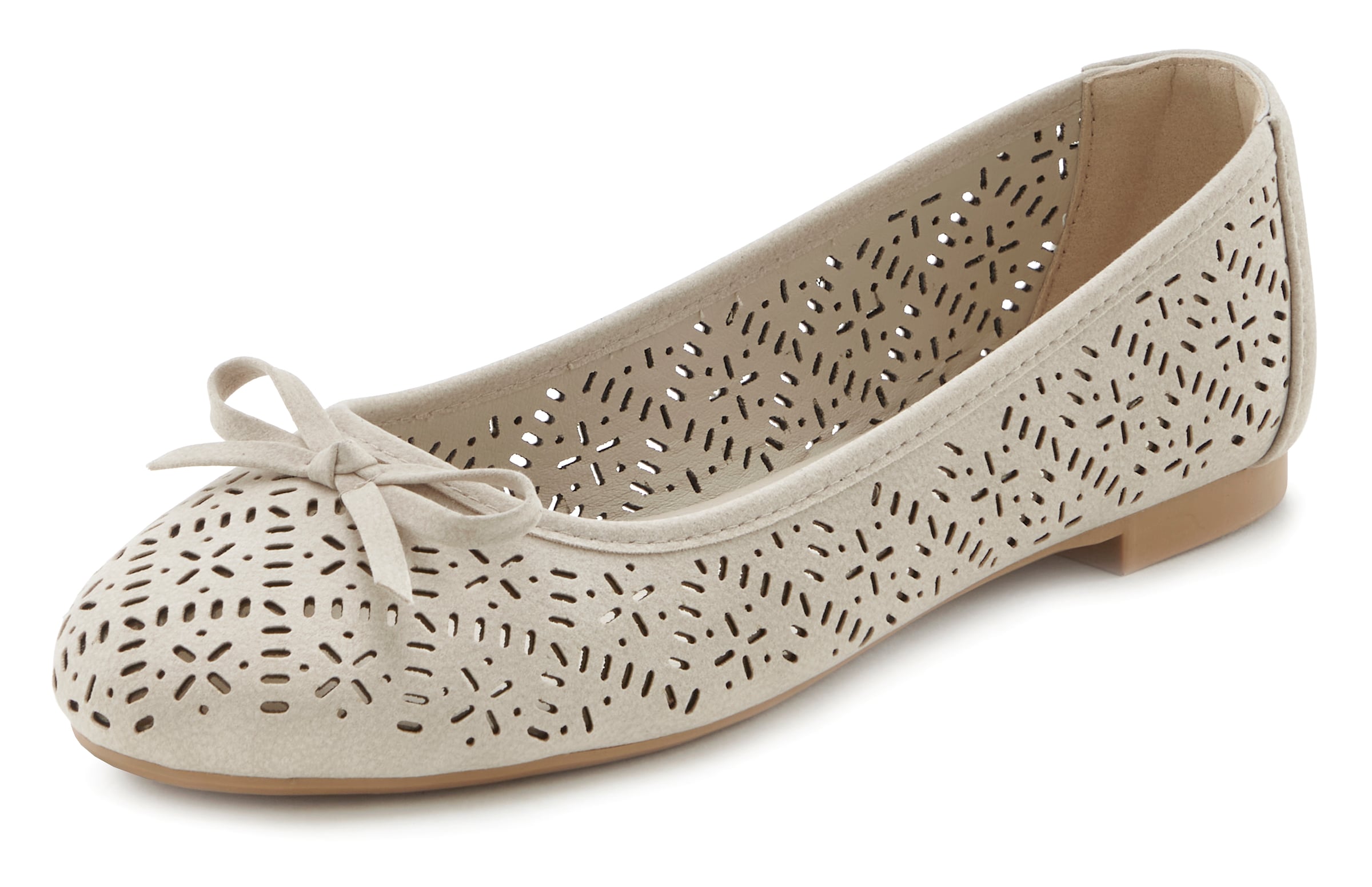 Ballerina di LASCANA in beige: frontale