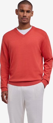 FALKE Pullover 'Pure Cotton' in Rot: Vorderseite