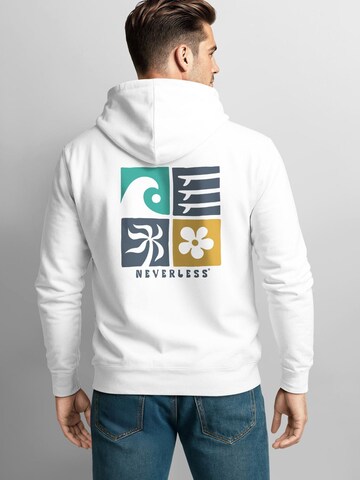 Neverless Sweatshirt 'California Surf' in White
