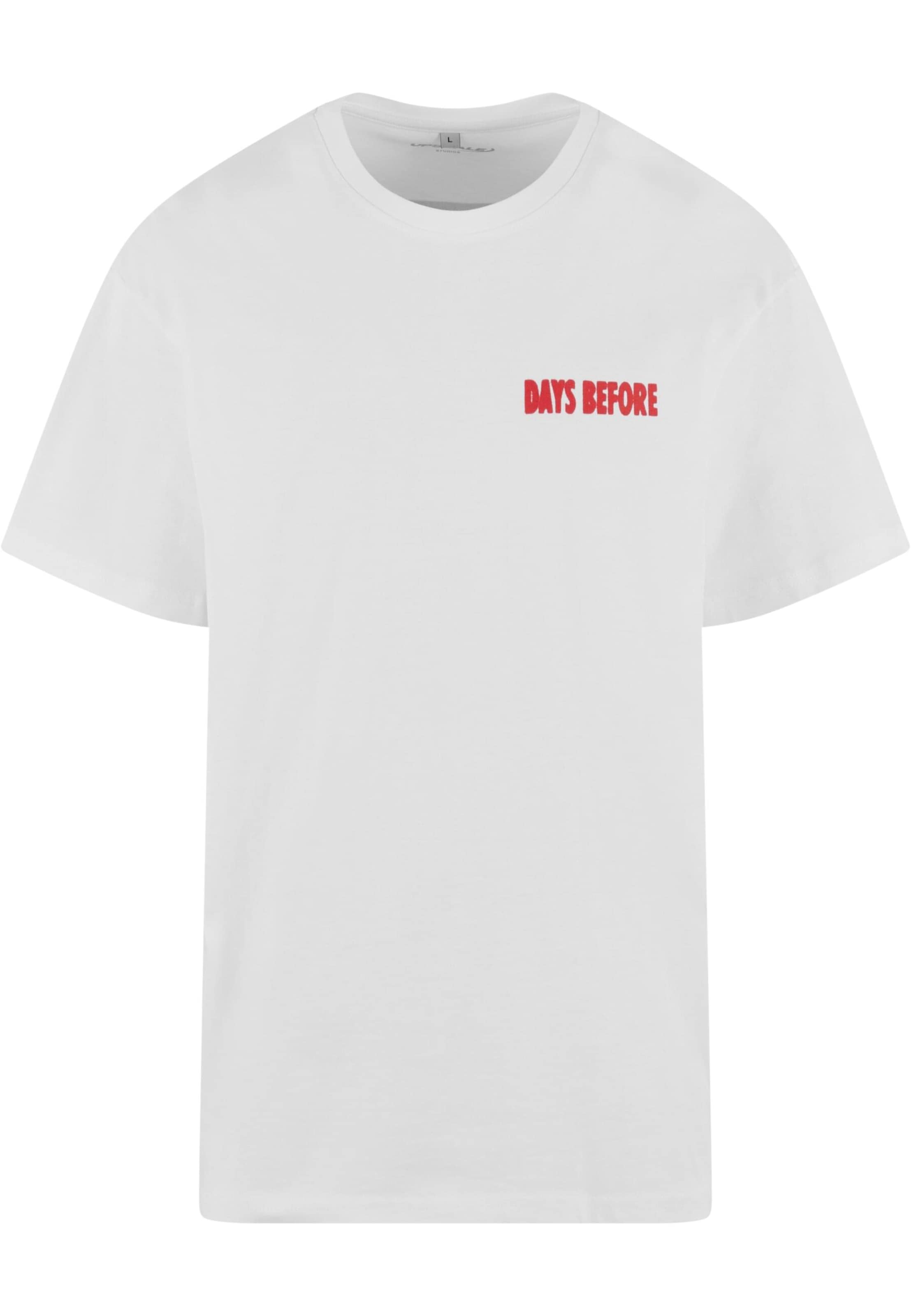 T-Shirt 'Days Before' MT Upscale en blanc : devant