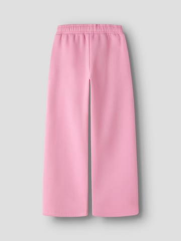 NAME IT - Pierna ancha Pantalón en rosa