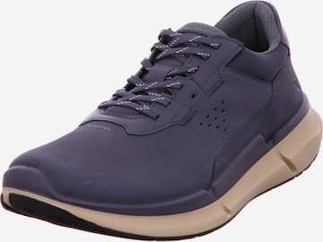 ECCO Athletic Lace-Up Shoes in Blue: front