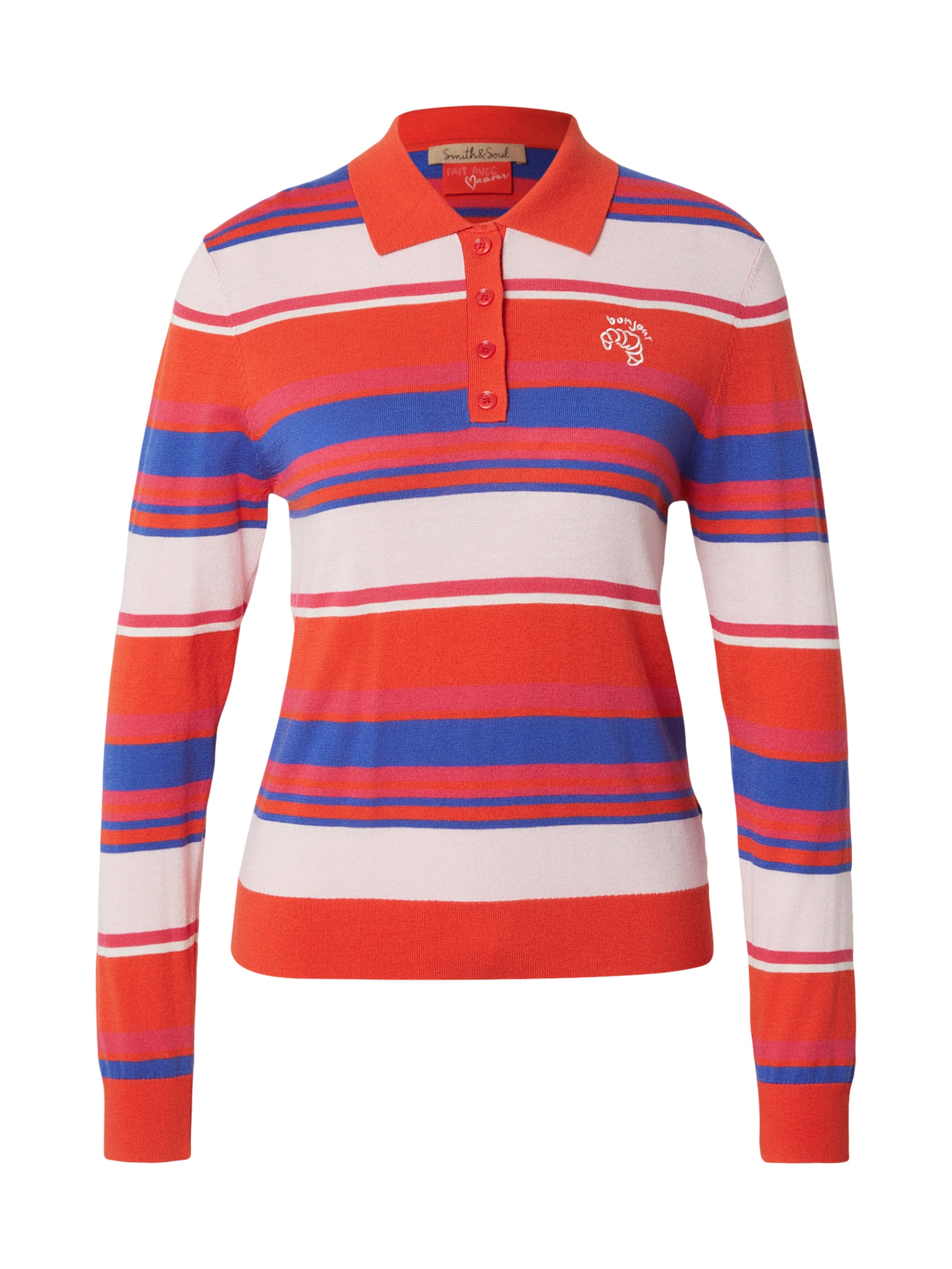 Smith&Soul Πουλόβερ σε κόκκινο: μπροστά