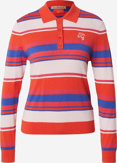 Smith&Soul Neulepaita värissä sininen / pitaija / oranssinpunainen / valkoinen, Tuotenäkymä