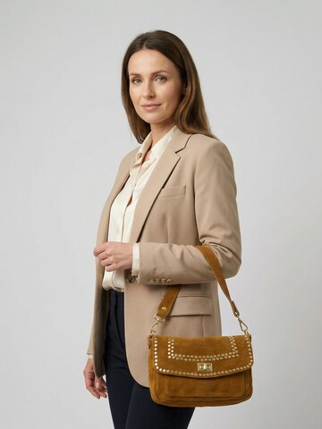 VENEZIA Handbag in Brown: front