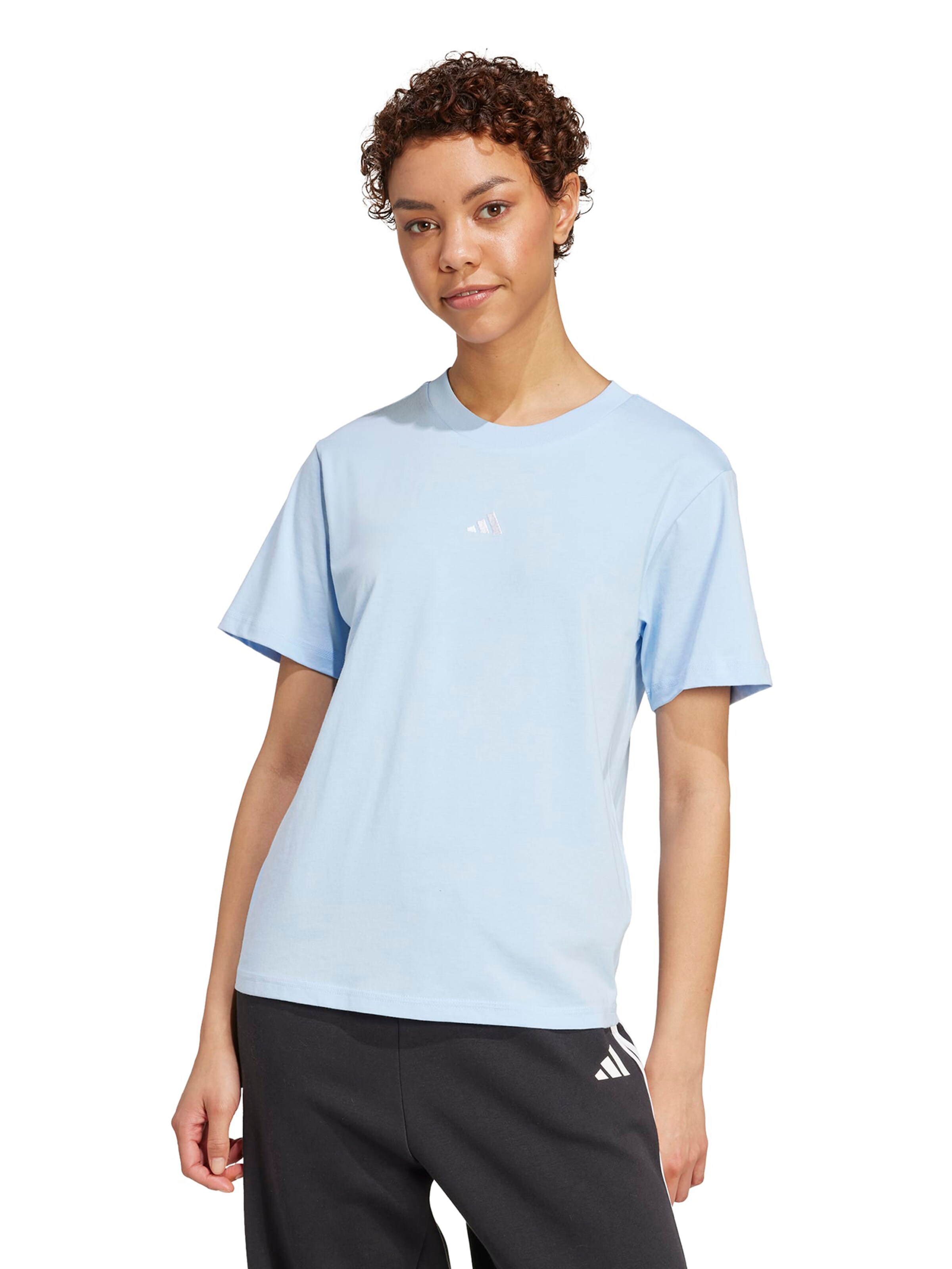 ADIDAS SPORTSWEAR Funktionsshirt 'Essentials' in Blau: Vorderseite