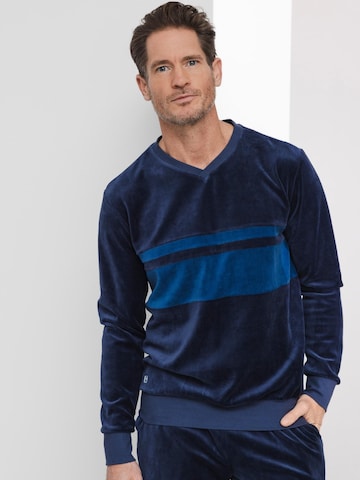 Pastunette Pyjama lang 'Northern Nights'‌‌‌‌‌‌‌‌‌ in Blau: Vorderseite