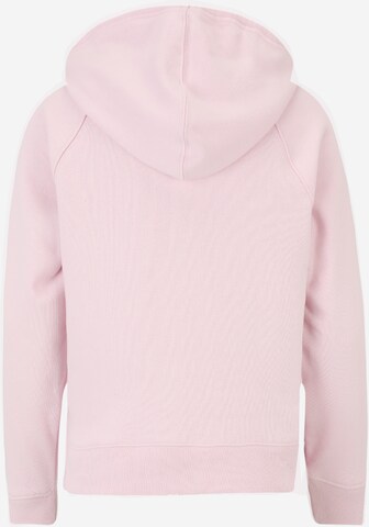 Gap Petite Zip-Up Hoodie 'HERITAGE' in Pink