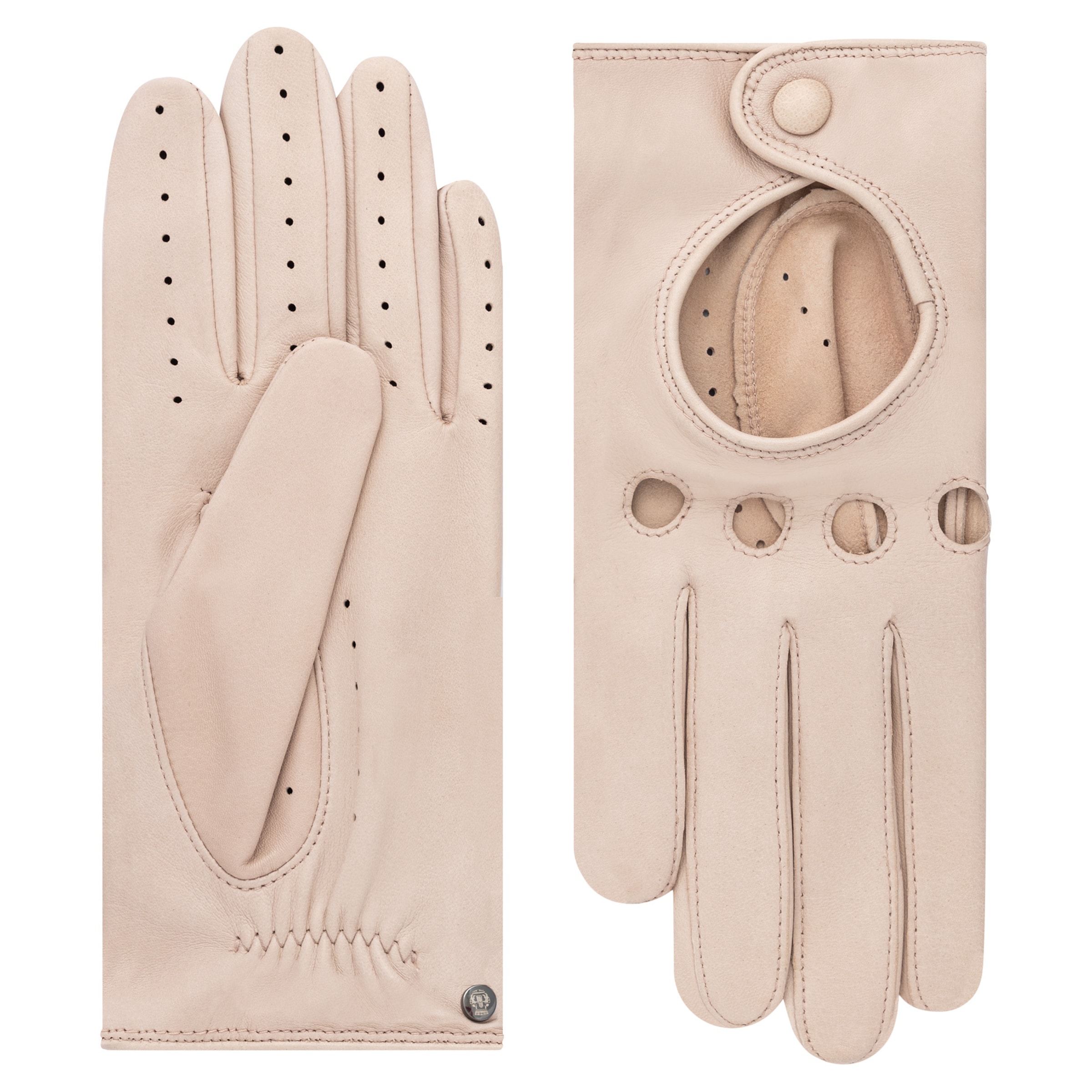 Roeckl Lederhandschuhe 'ROM AUTOFAHRER' in Pink: Vorderseite